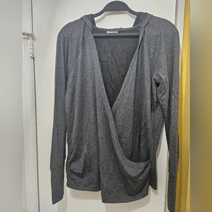 Athleta wrap hooded pullover.